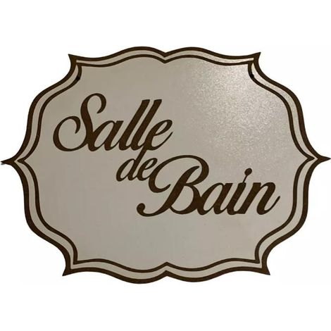 Plaque de Porte - Artisanal - Bois - Gravure au Laser - Fixation Facile - Élégante et Décorative