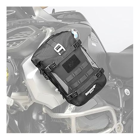 Sac de protection pour pare-chocs avant de moto Étanche Avec système MOLLE Accessoires de moteur Noir (1/5)