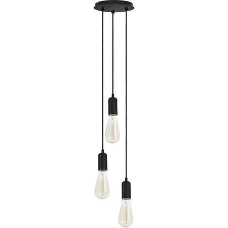 Pendelleuchte A Tu Estilo E27 3x60w Schwarz, Innen (1/2)