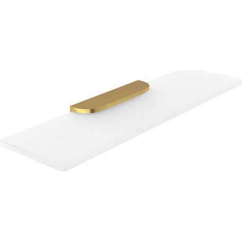 Nimco Nikau - Étagère, longueur 40 cm, verre/doré brossé NKZ 30091B-40-Z (1/2)