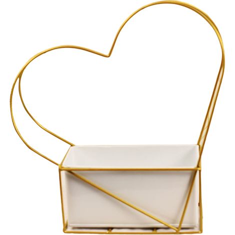 Panier fer géométrique - design moderne - longue durée de vie pour mariage - gardez vos affaires bien ordonnées (1/5)