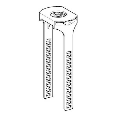 Support de fixation en U GEBERIT 240.159.00.1 pour mécanisme de chasse Type 220 Blanc