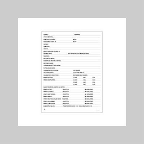 Cartello 'concessione edile' 40x60 cm (10 pezzi)