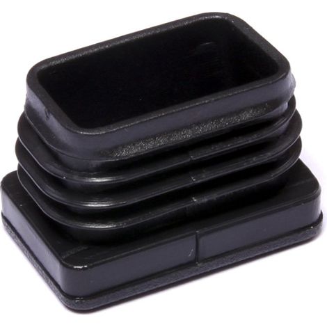 Brinox b75825 N – Innesto Interno Rettangolare, 10 x 25 mm, colore: nero