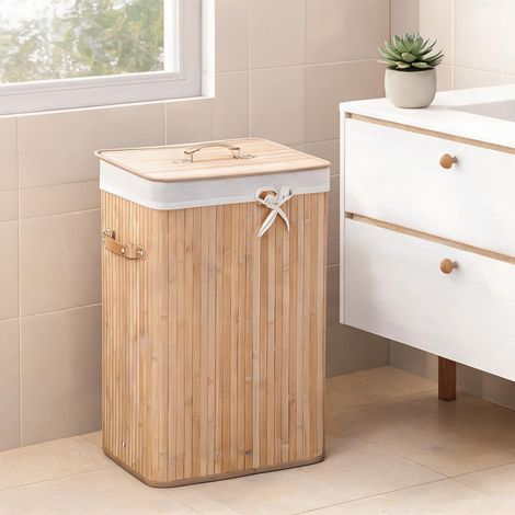 Accessoire de nettoyage pliable en bois 40 x 30 x 60 cm (1/5)