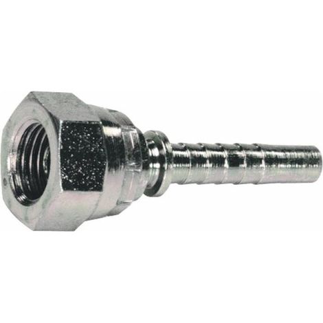 Raccord fileté femelle droit 60° - 18X1,5 X 3/8" (Lot de 5) (1/2)