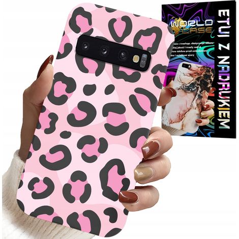 Custodia per Samsung Galaxy S10 - motivo pantera rosa femminile (1/5)