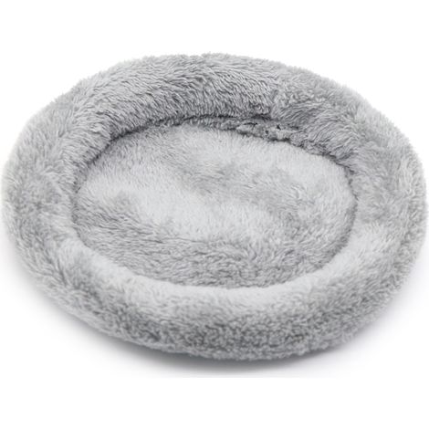 Cesta redonda de felpa suave para mascotas, nido acogedor para gatos, cama para hámsteres, casa suave para hámsteres, erizos, conejos, gatos y perros pequeños. (1/5)