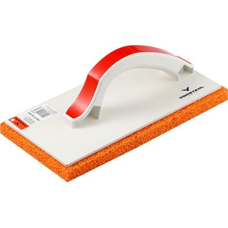 Truelle en plastique avec revêtement en caoutchouc hydrofuge 18 mm qualitat 280x140mm Vorstahl (1/3)