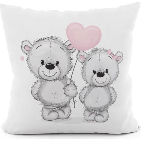 Samtparka – Dekokissenbezug – 40 x 40 cm – grau (1/3)