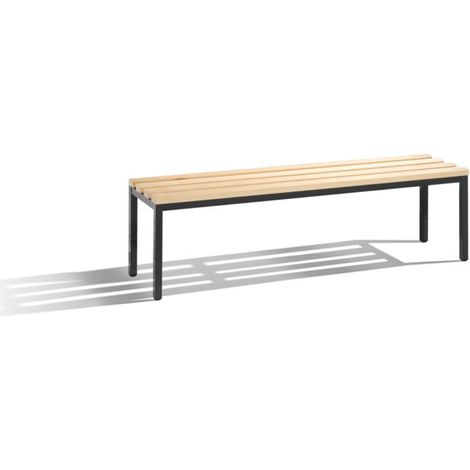 C+P Table à langer Basic, H420xL1500xP353mm Couleur cadre noir gris noir (1/3)