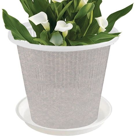 Modernes Blumentopf Set leicht und langlebig