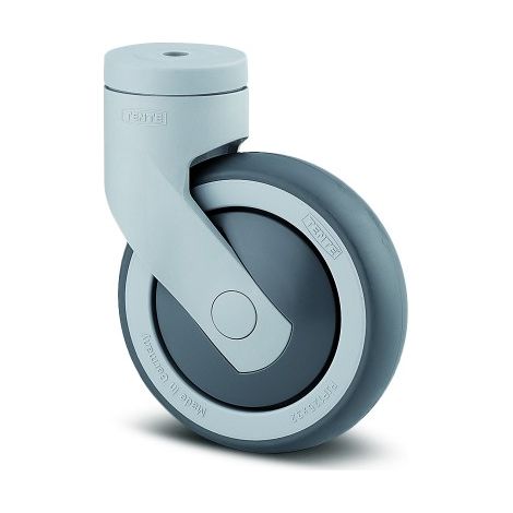Roulette pivotante design - haute qualité - avec pare-fils - ø125mm- Levina - TENTE