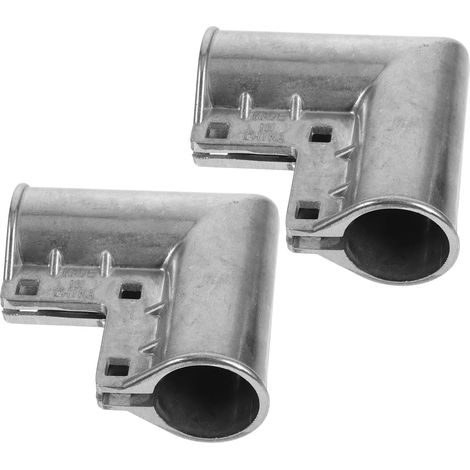 jeux de connecteurs d'angle portail en aluminium argenté avec (1/5)