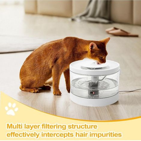 Fontaine à Eau pour Chat - Distributeur Automatique d'eau pour Chaton -