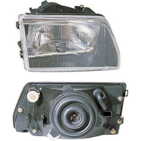 Phare avant droit manuel noir H4 Fiat Cinquecento 1992-1998