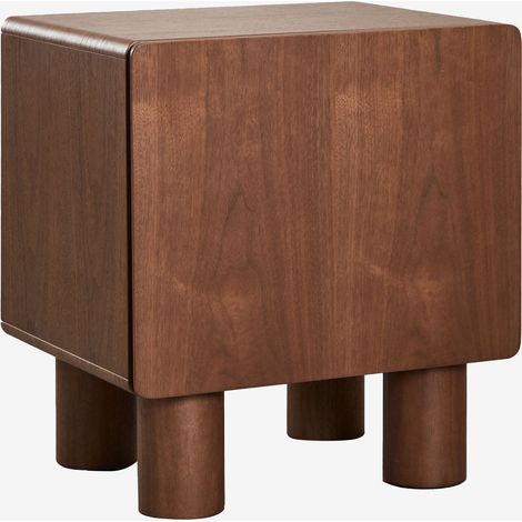 Comodino 50x40 cm in MDF e impiallacciatura Gumeri SKLUM            