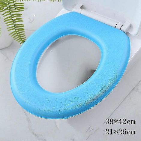 Tapis de toilette universel Four Seasons, épais, lavable, pour siège de toilette domestique, revêtement adhésif (1/5)