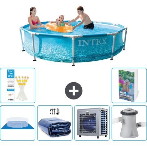 Intex Piscina con struttura Rotonda - 305x76 cm - 7-pezzi S124 (1/5)