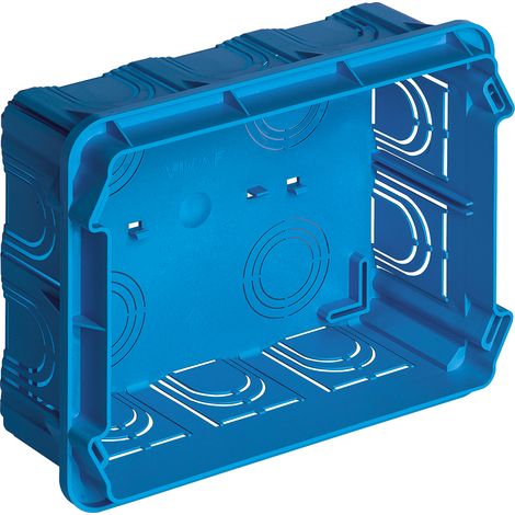 VIMAR - V71320 Boîte d'encastrement rectangulaire 12-14M bleue