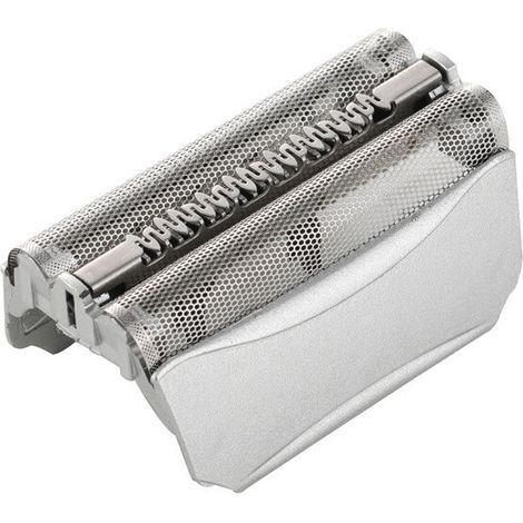 Lame e cassettina di ricambio 51S compatibili con rasoi Braun Series 5, per rasatura umida e secca, colore argento (1/3)