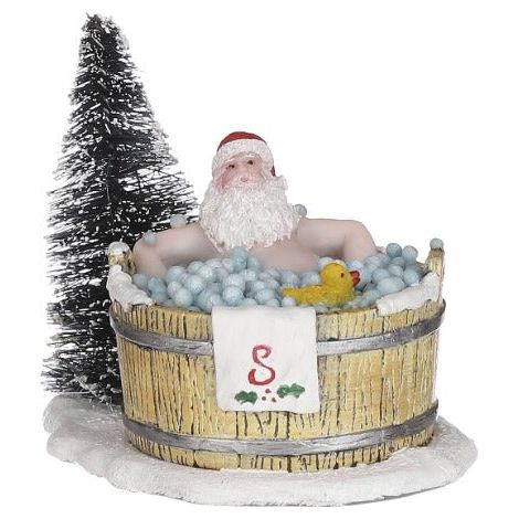 BABBO NATALE NELLA VASCA IDROMASSAGGIO - SANTA IN HOT TUB