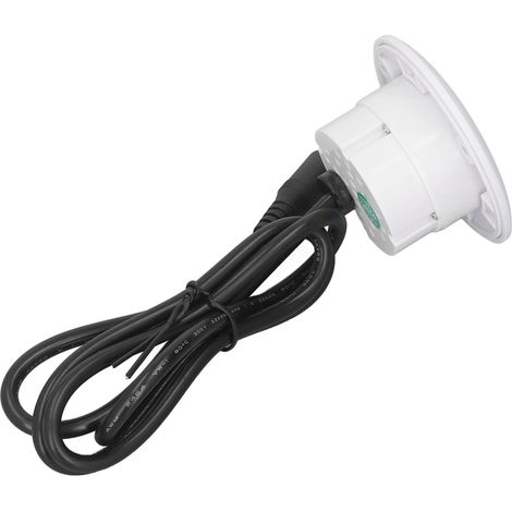 Runde QC3.0 Einbau-Schnellladestation für Smartphones, 30 W, Weiß, 12–30 V, für Zuhause (1/5)