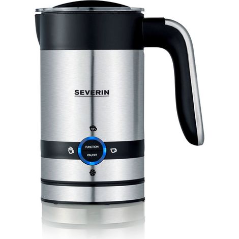 Espumador de leche por inducción Severin SM3584 450 W 200 ml negro y acero inoxidable