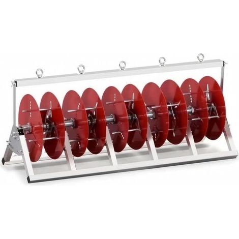 High-Strength Cable Unwinder  Foldable, Electrical Wire Unwinder, Galvanized, Wire Reel Holder, for Construction Sites, Building Professionals (1/5)