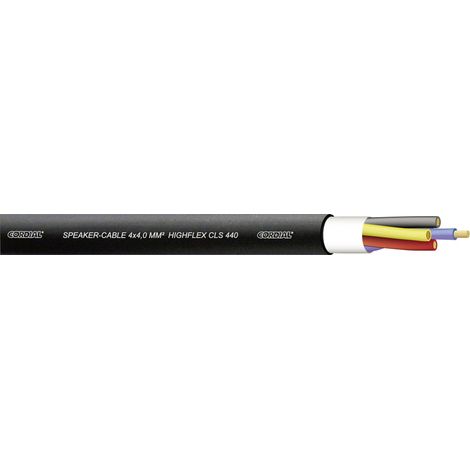 Fil électrique Cordial cls 425-50 haute qualité audio installation flexible