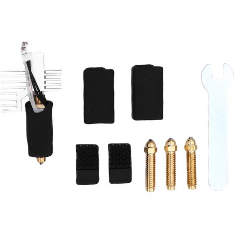Kit Hotend en céramique pour imprimante 3D, remplacement pour Centauri, buse de 0.2mm, 0.4mm, 0.6mm, 0.8mm, avec chaussette et brosse en Silicone (1/5)