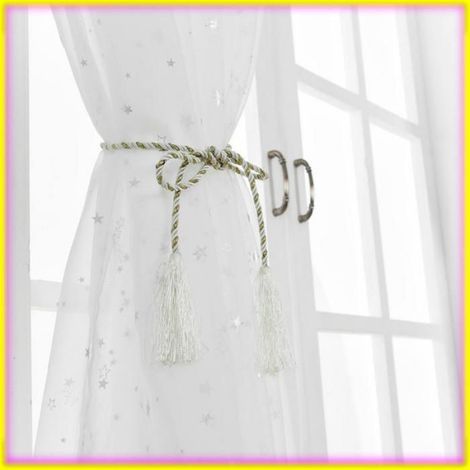 EJ.life rideau de porte Tulle Fenêtre Porte Rideau Drapé Chambre Salon Café luminaire douche Bleu marine (1/5)