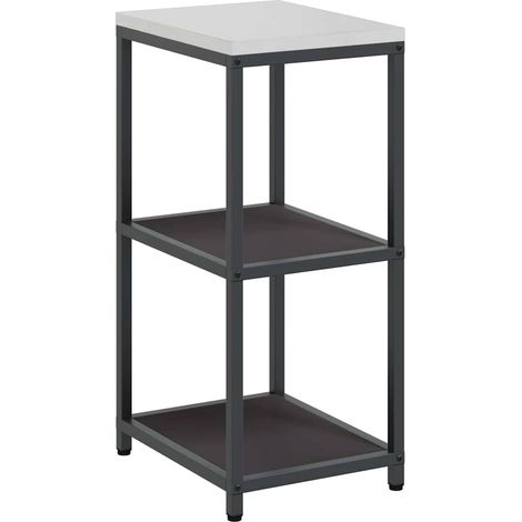 Étagère de rangement de cuisine avec étagère Noir Acier CFW17791 (1/5)