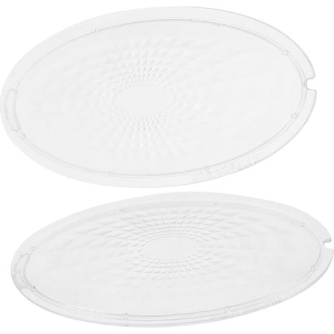 Transparent Extractor Hood Light Cover Replacement Cover for Cooker Hood Lamp Protective Accessory for Light Lens Easy Installation 4.88 X 2.52 in 1 Pair (1/5)