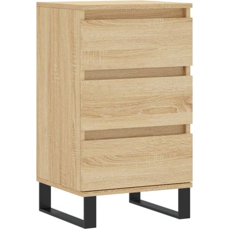 Aparador cómoda mueble de almacenaje organizador para cocina salón salón Sonoma 40 x 35 x 70 cm madera de ingeniería marrón 020031560