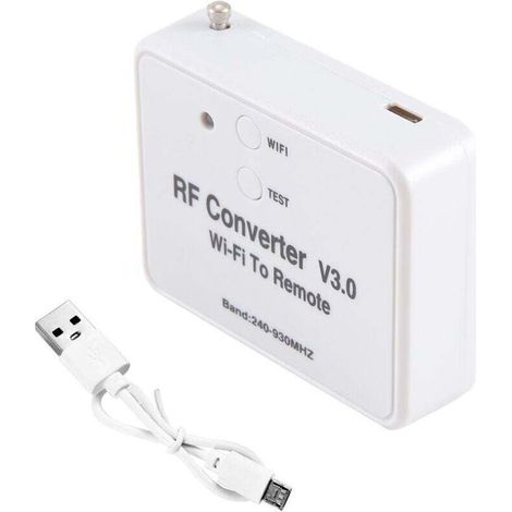 Télécommande Wifi Convertisseur Radio Fréquence 240-930MHz pour Porte de Garage Domotique (1/4)