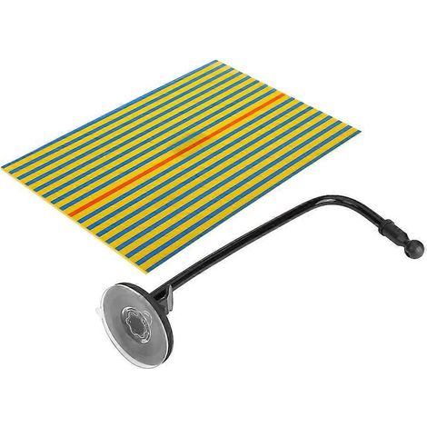 Werkzeug zur lackschadenfreien Ausbeultechnik – Überprüfung der Reflektorlinienplatine (gelb und blau)