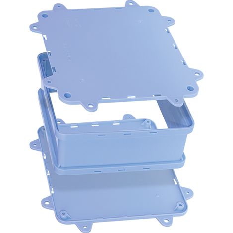 DUOBOX Boite de dérivation réversible 170x170x70mm - 850°C - XL BATIPRO
