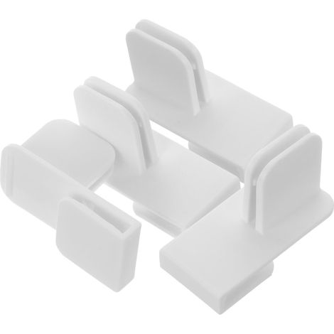 Supports de fixation pour séparateurs tiroirs en plastique, lot 4, polyvalents et espaces rangement (1/5)