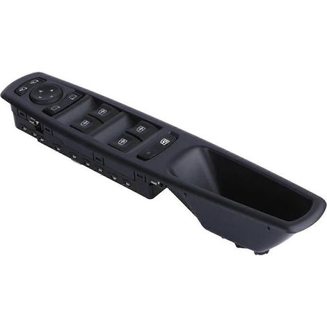 Bouton de commande principal de lève-vitre électrique avant gauche (référence 809610017R) pour Renault Scenic (2009-2022) (1/5)