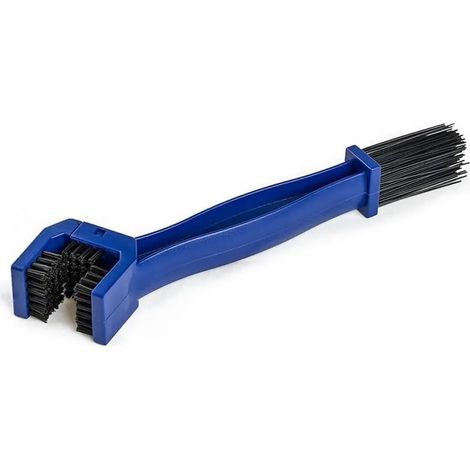 Brosse Chaine Moto 3 Côtés, Nettoyant Chaine Moto avec Pinceau de Détail, Nettoyage Chaine Moto et Vélo, Nettoyant Moto, Accessoires Moto et Vélo (1/5)