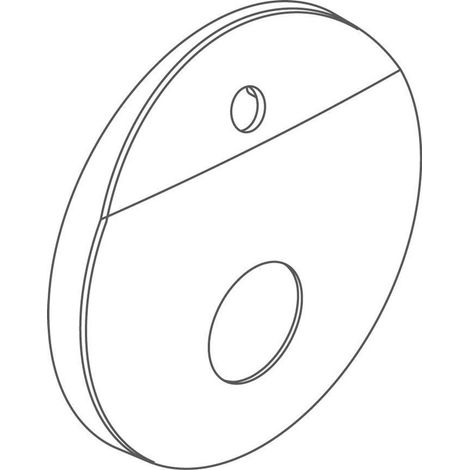 IS UP-Rosette Brause IR-Sensor, Chrom