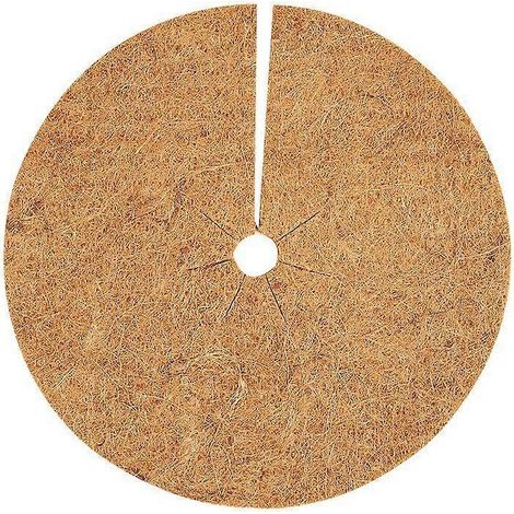 10 tapis de paillis en coque de noix de coco pour jardin, en fibres naturelles, résistants aux intempéries ( ) (1/3)
