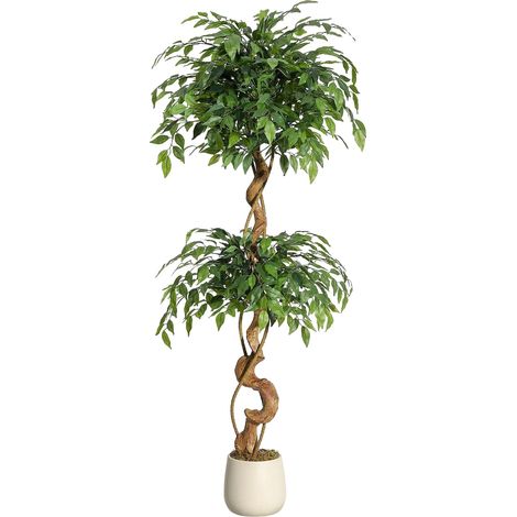 Albero di ficus artificiale, design personalizzabile, manutenzione minima, 150 cm (1/2)