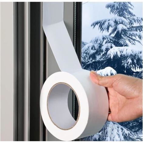 Joint Isolation pour Fenêtre Porte 50mm20m Rubans adhésifs, Bande Etancheite Autocollante,Rubans d'étanchéité pour fenêtres (1/4)