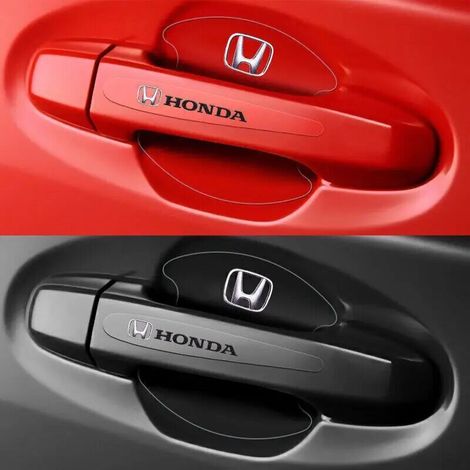 8 adesivi protettivi per maniglie delle porte – Compatibili con Honda – Adesivo resistente, lavabile e riutilizzabile – Ideale per prevenire graffi e impronte digitali