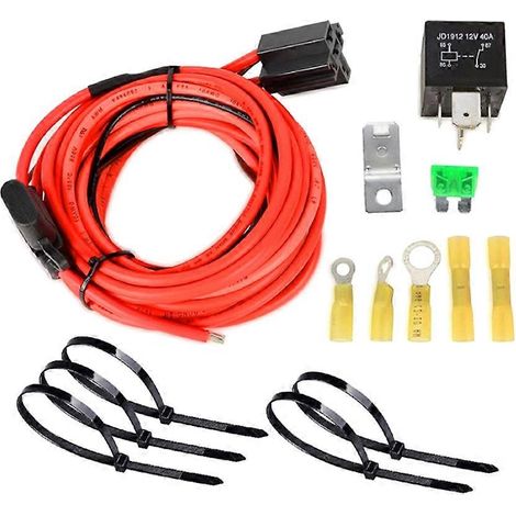 Kit de dérivation de relais de pompe à carburant électrique pour système 12 V (réf. 30247) - Kit de relais étanche