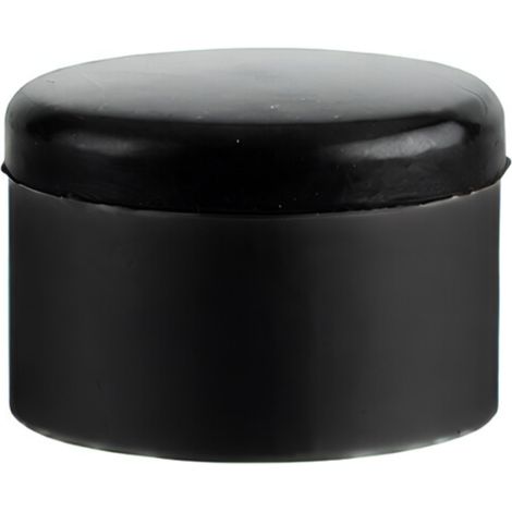 THIRARD - Butoir à visser, fixation au sol, aluminium, bague caoutchouc,Ø40x29mm, noir - THIRARD (1/3)