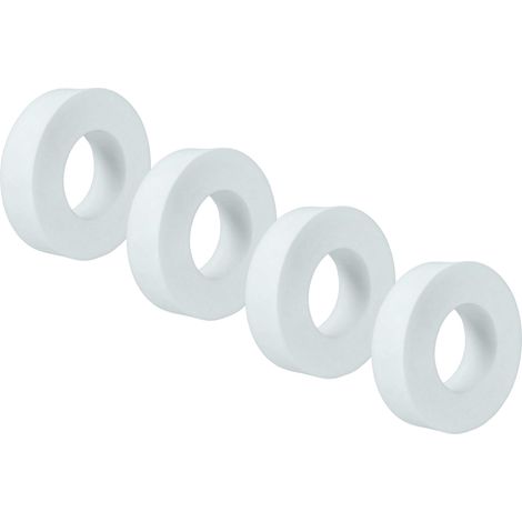 vhbw 4x Bürstenring kompatibel mit Dolphin Comfort Active, Deluxe Active, Evolution 40i, Easy Comfort, Evolution 40 Poolreiniger