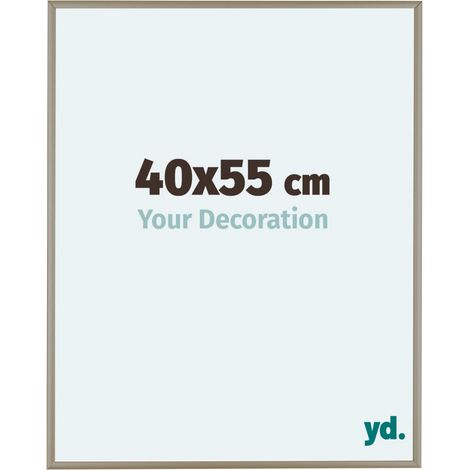 yd. - Cadre photo 40x55 - Champagne - Aluminium - Kent